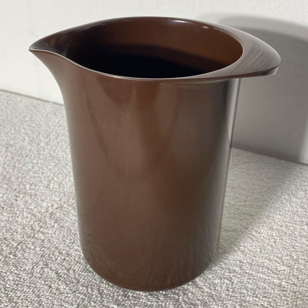 Vintage Rosti Denmark Melamine Brown Plastic Pitcher